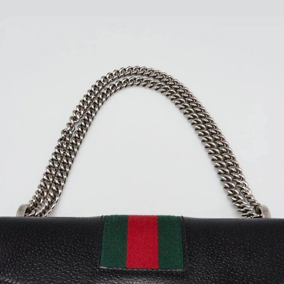 Gucci Black Leather Dionysus Small Shoulder Bag - Picture 7 of 12